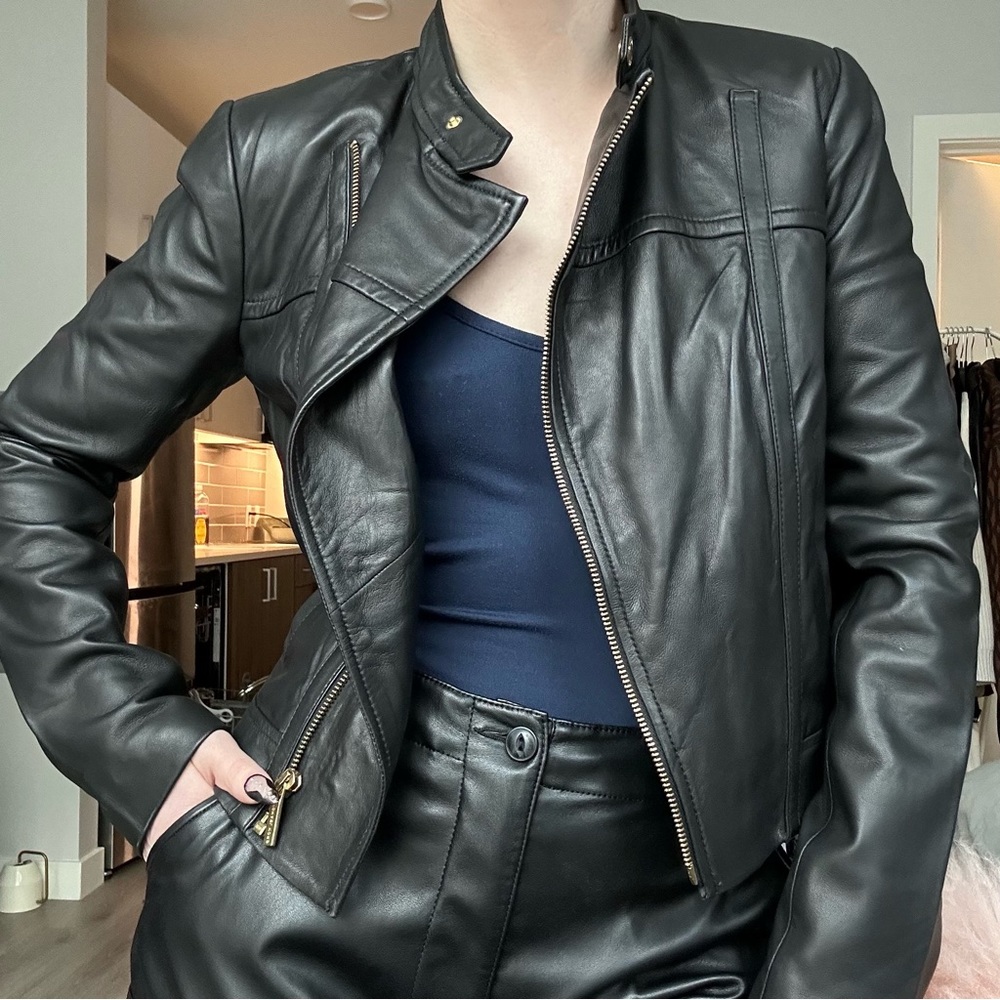 Michael Kors Leather Jacket